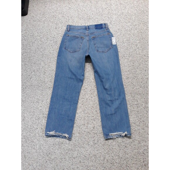 27 Abercrombie & Fitch The Ankle Straight Ultra High-Rise Crop - Picture 2 of 5